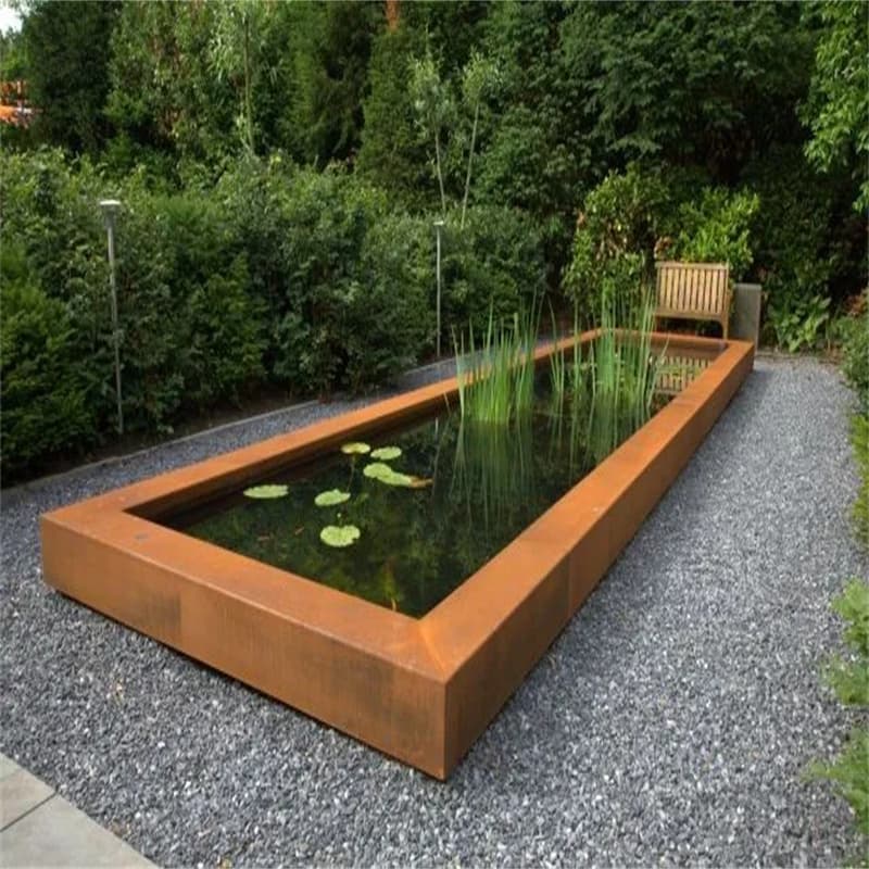 Maintenance-Free Backyard Corten Water Fountain Supplier